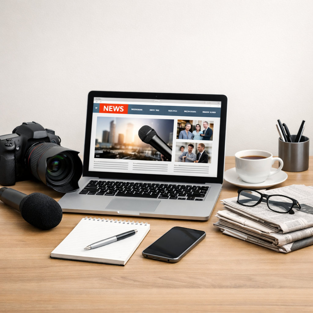 Professional media relations and journalist collaboration